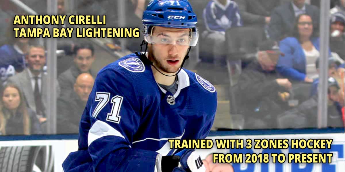 3 Zones Hockey Student Anthony Cirelli Tampa Bay Lightening